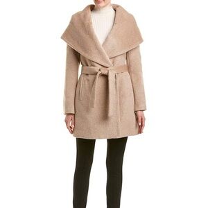 Trina Turk Black Wool Coat